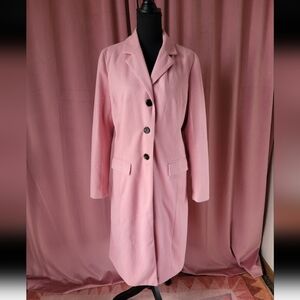 Elegant Pink Women's Coat